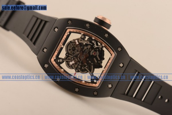 1:1 Replica Richard Mille RM 055 Bubba Watson Watch Ceramic RM 055 Skeleton Dial - Click Image to Close